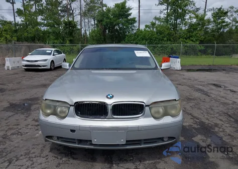 2003 BMW 745Li from USA, damaged, VIN WBAGN63483DR12662